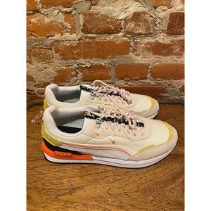 Puma City Rider HC Men's Size 12 Casual Sport Shoes Beige Yellow 383369 01 NWOB